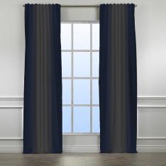 Navy-Grey ''Single Panel'' 3 Colors Ombre Curtain
