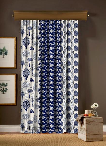 3 Figure Natural Miracle Composition Blackout Curtain